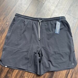 Rhoback Grit Gym Shorts Men's XXL Black The Spikes Lined Athletic Training NWT